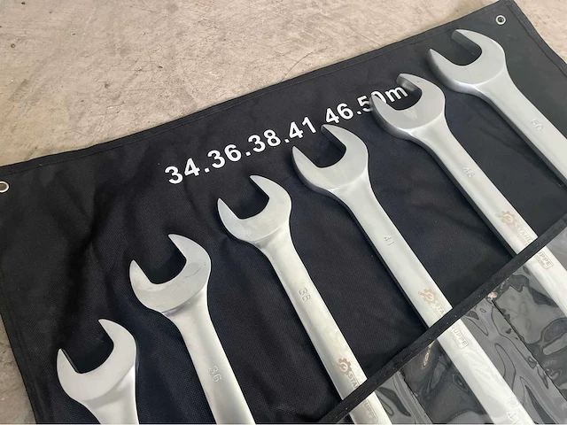 Stahlgruppe chrome vanadium xxl steek- en ringsleutel set - afbeelding 4 van  8