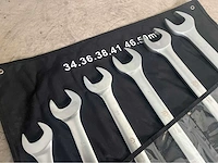 Stahlgruppe chrome vanadium xxl steek- en ringsleutel set - afbeelding 3 van  7