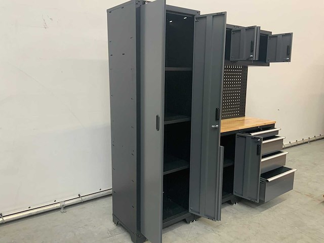Stahlgruppe gc-01 werkbank met kasten en opbergruimte - afbeelding 1 van  6