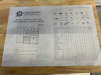 Stahlgruppe gc-01 werkbank met kasten en opbergruimte - afbeelding 5 van  12