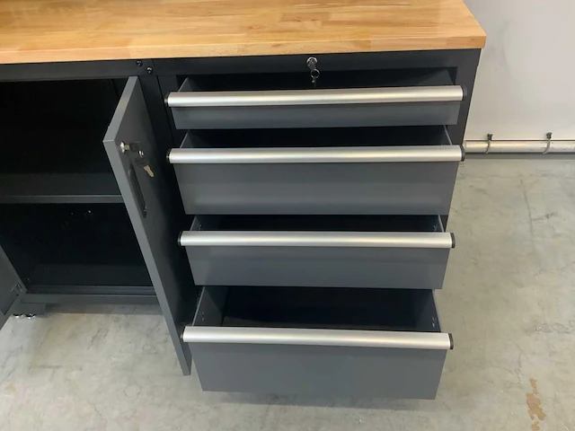 Stahlgruppe gc-01 werkbank met kasten en opbergruimte - afbeelding 16 van  17