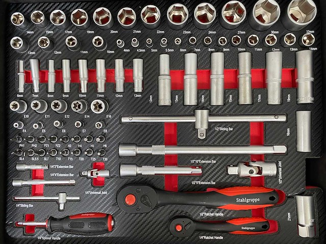 Stahlgruppe gevulde gereedschapskoffer - afbeelding 7 van  10