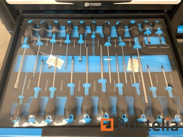 Stahlgruppe jumbo 13 lades gereedschapswagen - afbeelding 11 van  25