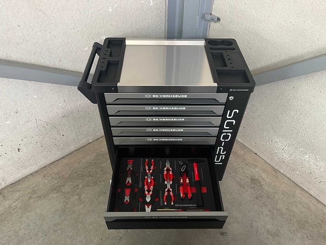 Stahlgruppe sg10-25 gevulde gereedschapswagen - afbeelding 12 van  23