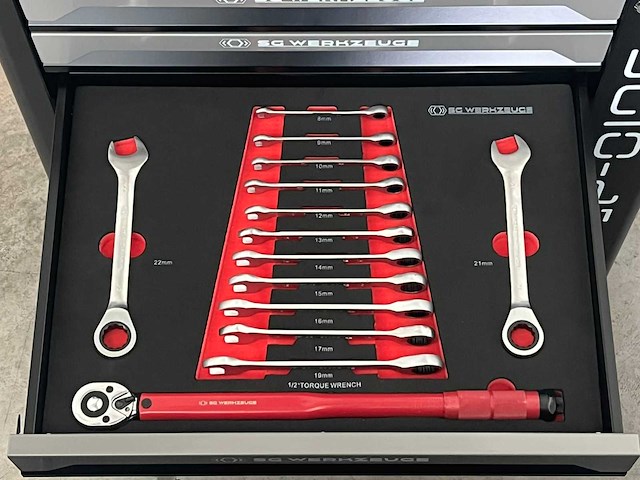 Stahlgruppe sg10-25 gevulde gereedschapswagen - afbeelding 2 van  12