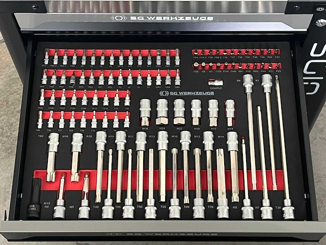 Stahlgruppe sg10-25 gevulde gereedschapswagen - afbeelding 22 van  23