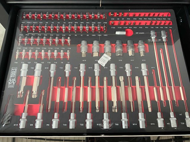 Stahlgruppe sg11 gereedschapswagen 258 delig - afbeelding 11 van  14