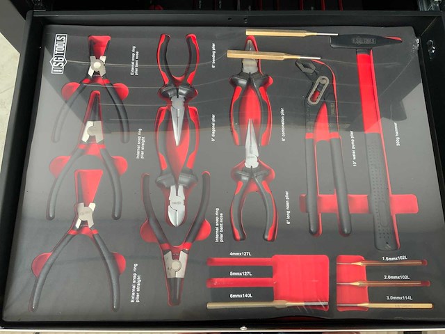 Stahlgruppe sg11 gereedschapswagen 258 delig - afbeelding 2 van  11