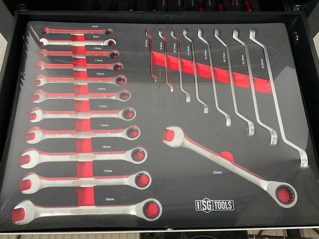 Stahlgruppe sg11 gereedschapswagen 258 delig - afbeelding 10 van  11