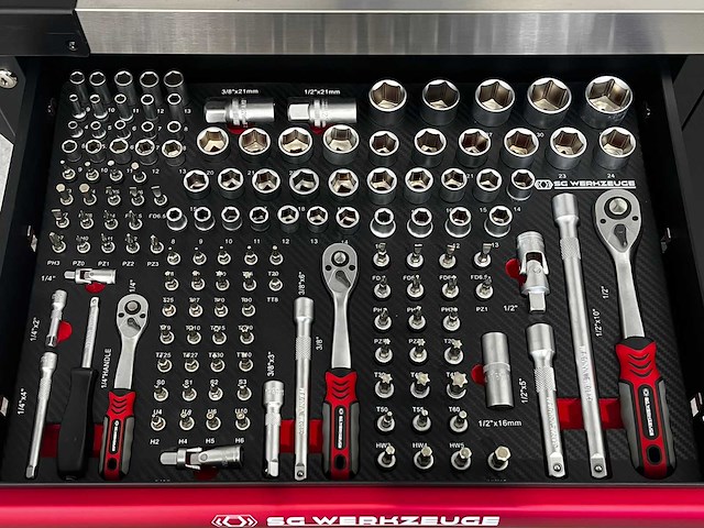 Stahlgruppe sg14-24 xxl gevulde gereedschapswagen - afbeelding 4 van  24