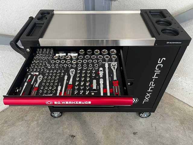 Stahlgruppe sg14-24 xxl gevulde gereedschapswagen - afbeelding 2 van  13