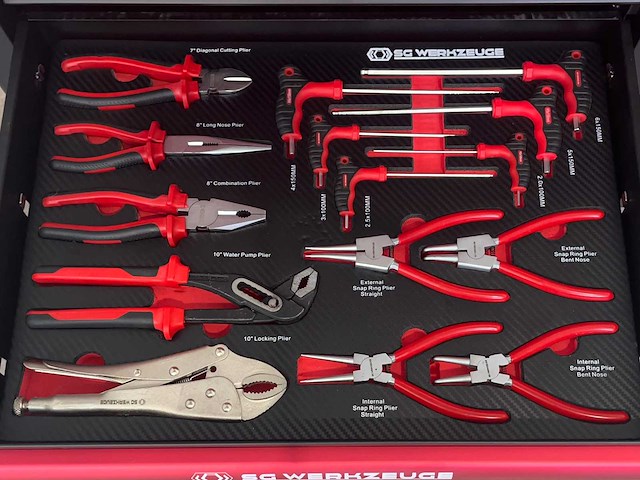 Stahlgruppe sg14-24 xxl gevulde gereedschapswagen - afbeelding 8 van  24