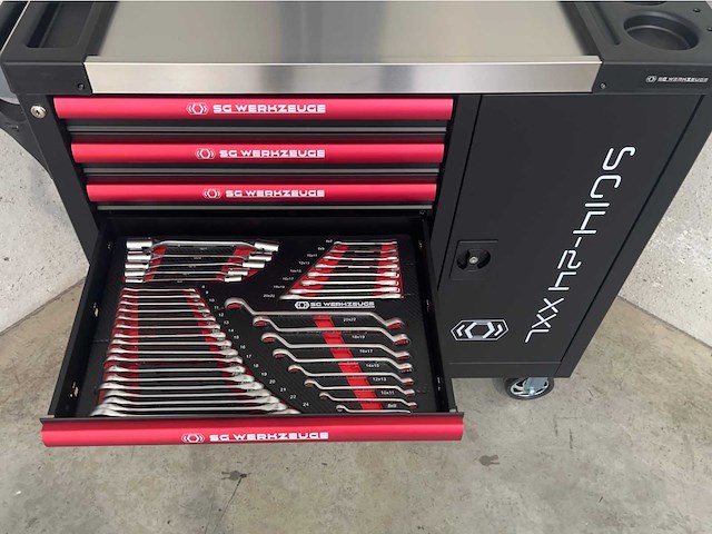 Stahlgruppe sg14-24 xxl gevulde gereedschapswagen - afbeelding 8 van  24