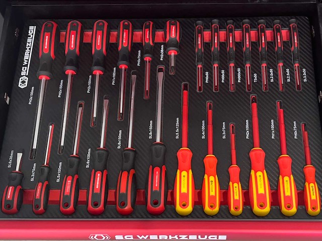 Stahlgruppe sg14-24 xxl gevulde gereedschapswagen - afbeelding 13 van  22