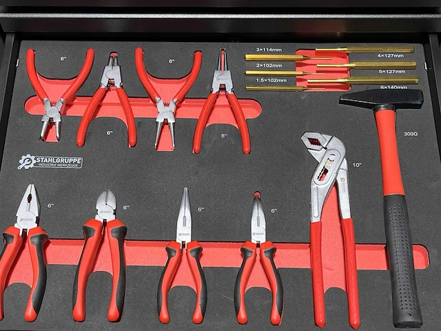 Stahlgruppe sg15 professionele gevulde gereedschapswagen - afbeelding 11 van  26