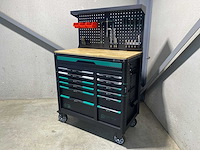 Stahlgruppe sg23 professionele gevulde gereedschapswagen met achterwand - afbeelding 3 van  43