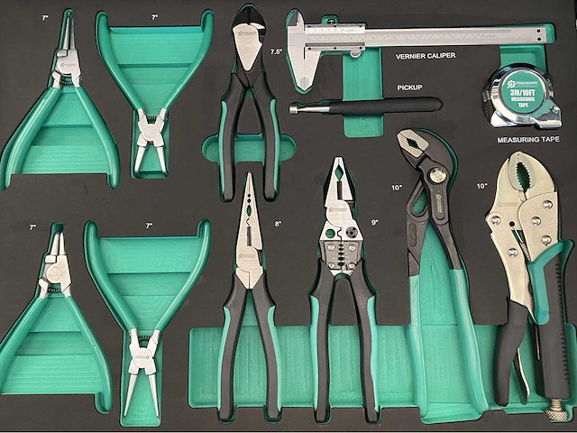 Stahlgruppe sg23 professionele gevulde gereedschapswagen met achterwand - afbeelding 9 van  19
