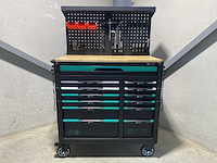 Stahlgruppe sg23 professionele gevulde gereedschapswagen met achterwand - afbeelding 18 van  19