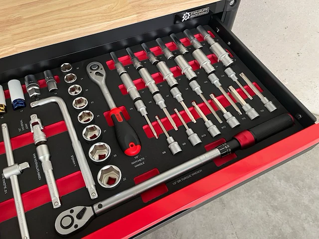 Stahlgruppe sg24 professionele gevulde gereedschapswagen - afbeelding 10 van  40