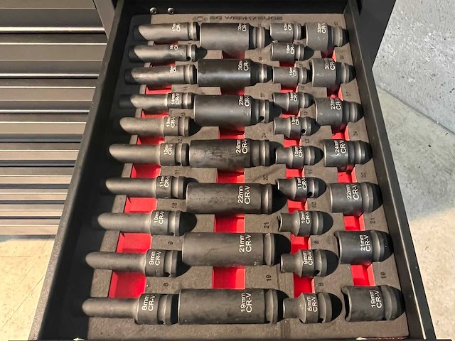 Stahlgruppe sg32-24 gevulde gereedschapswagen - afbeelding 28 van  40