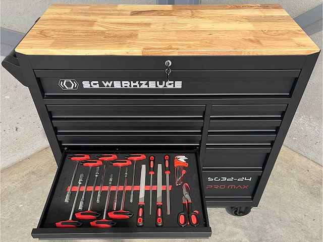 Stahlgruppe sg32-24 gevulde gereedschapswagen - afbeelding 19 van  40