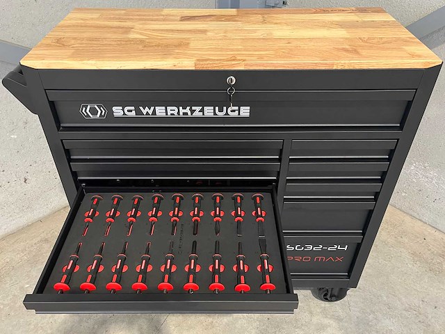 Stahlgruppe sg32-24 gevulde gereedschapswagen - afbeelding 38 van  40