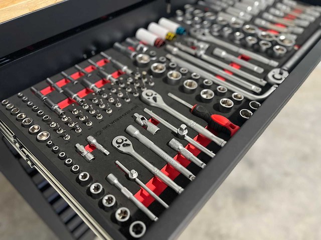 Stahlgruppe sg32-24 gevulde gereedschapswagen - afbeelding 1 van  12