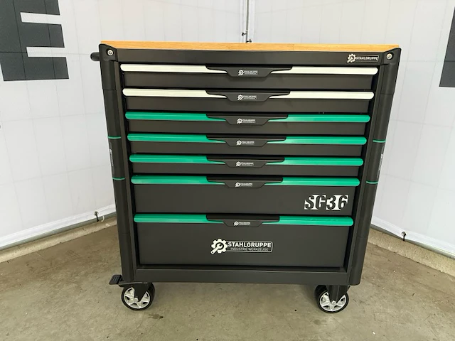 Stahlgruppe sg36 professionele gevulde gereedschapswagen - afbeelding 12 van  24