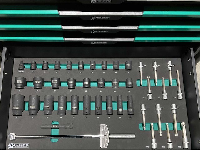 Stahlgruppe sg36 professionele gevulde gereedschapswagen - afbeelding 12 van  24