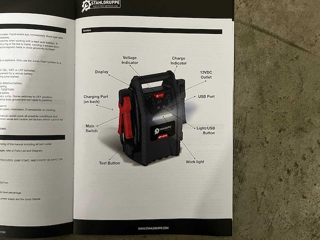 Stahlgruppe sg5000 startbooster - afbeelding 2 van  5