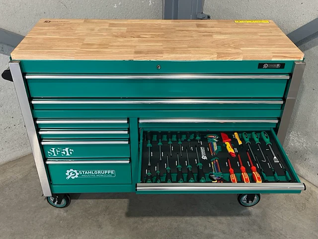 Stahlgruppe sg56 professionele gevulde gereedschapswagen - afbeelding 20 van  37