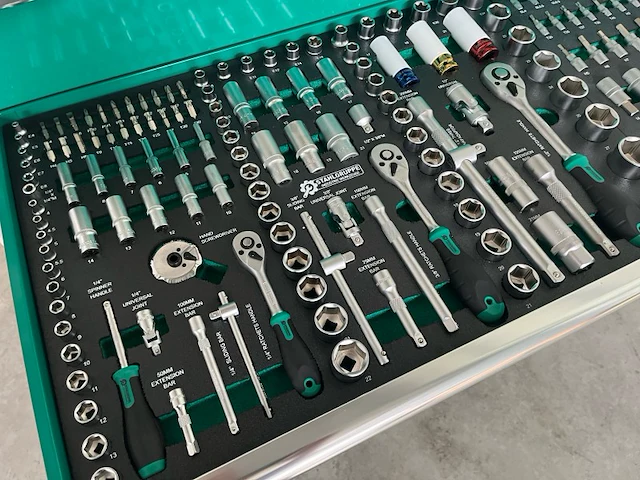Stahlgruppe sg56 professionele gevulde gereedschapswagen - afbeelding 9 van  37