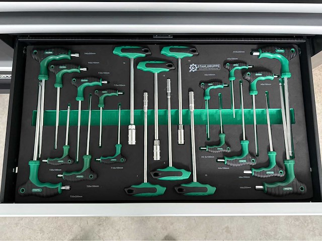 Stahlgruppe sg57 heavy-duty gereedschapswagen - afbeelding 17 van  32