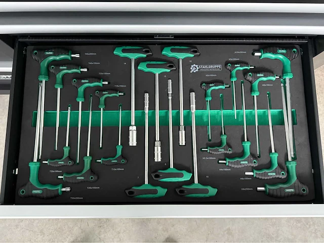 Stahlgruppe sg57 heavy-duty gereedschapswagen - afbeelding 15 van  30