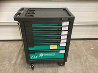 Stahlgruppe sg9 - gereedschapwagen - groen - 7 laden - 5 gevuld - afbeelding 7 van  14