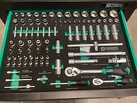 Stahlgruppe sg9 - gereedschapwagen - groen - 7 laden - 5 gevuld - afbeelding 8 van  14