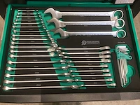 Stahlgruppe sg9 - gereedschapwagen - groen - 7 laden - 5 gevuld - afbeelding 9 van  14