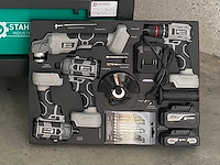 Stahlgruppe sg9 gevulde gereedschapswagen + accu gereedschappen - afbeelding 12 van  29