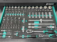 Stahlgruppe sg9 gevulde gereedschapswagen + accu gereedschappen - afbeelding 10 van  31