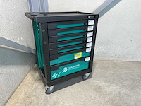 Stahlgruppe sg9 gevulde gereedschapswagen + accu gereedschappen - afbeelding 6 van  31
