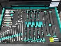 Stahlgruppe sg9 gevulde gereedschapswagen + accu gereedschappen - afbeelding 17 van  31