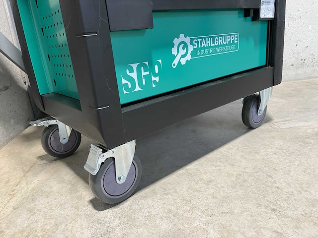 Stahlgruppe sg9 gevulde gereedschapswagen + accu gereedschappen - afbeelding 24 van  31