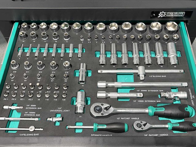 Stahlgruppe sg9 professionele gevulde gereedschapswagen - afbeelding 4 van  23