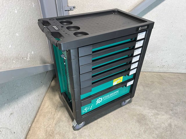 Stahlgruppe sg9 professionele gevulde gereedschapswagen - afbeelding 1 van  16