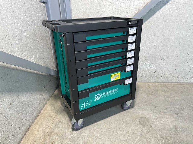 Stahlgruppe sg9 professionele gevulde gereedschapswagen - afbeelding 12 van  16