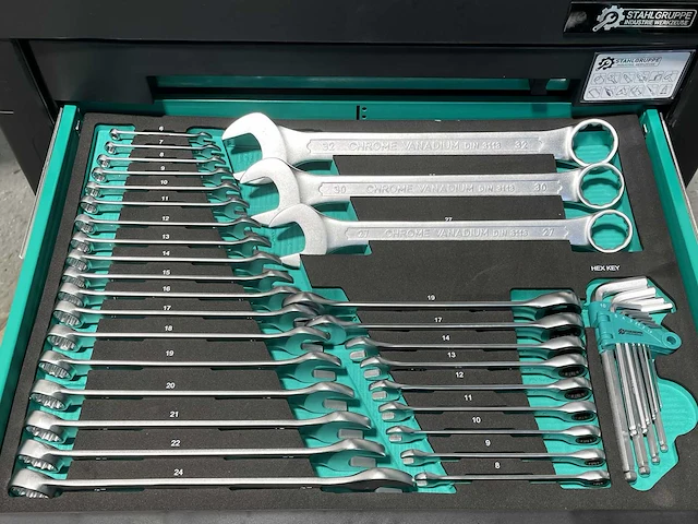 Stahlgruppe sg9 professionele gevulde gereedschapswagen - afbeelding 16 van  25