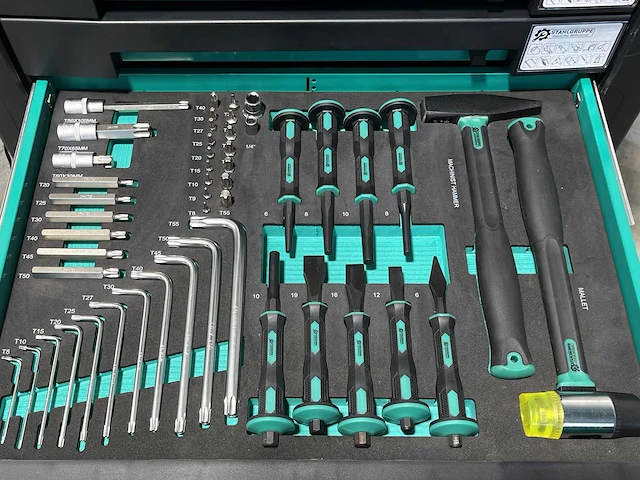 Stahlgruppe sg9 professionele gevulde gereedschapswagen - afbeelding 16 van  18
