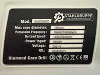 Stahlgruppe sgd2500 diamant kernboormachine - afbeelding 7 van  20