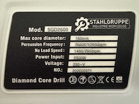 Stahlgruppe sgd2500 diamant kernboormachine - afbeelding 7 van  20