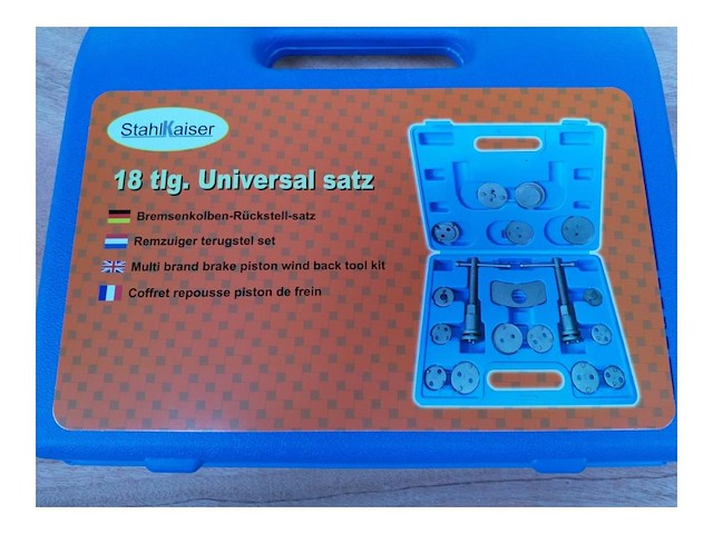 Stahlkaiser remzuiger terugstelset 18 delig - afbeelding 2 van  2